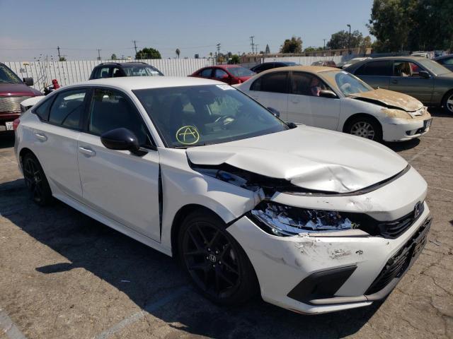 2HGFE2F53NH572095 - 2022 HONDA CIVIC SPOR WHITE photo 1