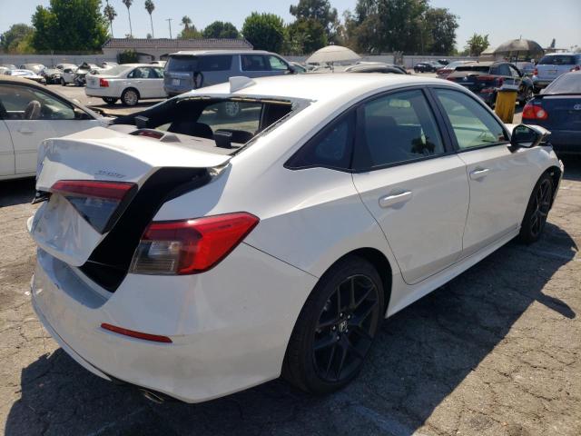 2HGFE2F53NH572095 - 2022 HONDA CIVIC SPOR WHITE photo 4