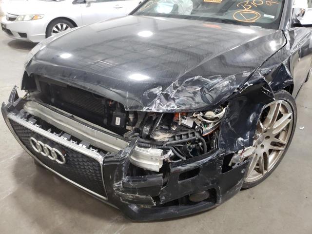WAUVVAFR6AA004193 - 2010 AUDI S5 PRESTIG BLACK photo 9
