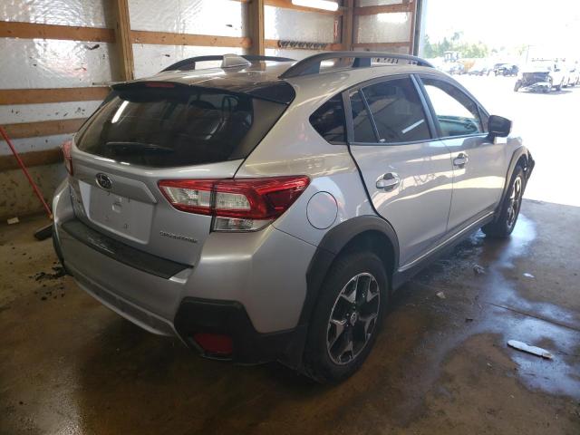 JF2GTADC8JH269139 - 2018 SUBARU CROSSTREK SILVER photo 4