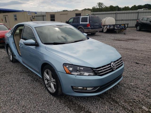 1VWCN7A39CC033658 - 2012 VOLKSWAGEN PASSAT SEL BLUE photo 1