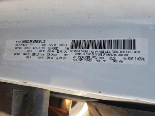 3C6URVJG9EE127772 - 2014 RAM PROMASTER 3500 3500 HIGH  photo 10