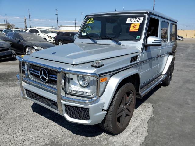 WDCYC7DF6GX246323 - 2016 MERCEDES-BENZ G 63 AMG SILVER photo 2