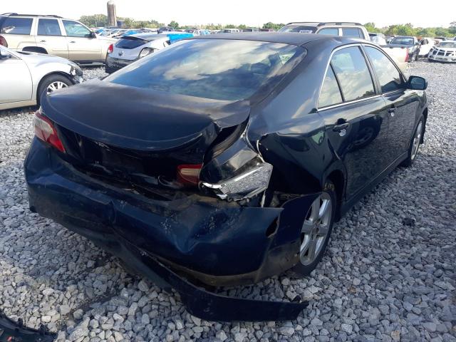 4T1BE46KX7U056486 - 2007 TOYOTA CAMRY CE BLACK photo 4