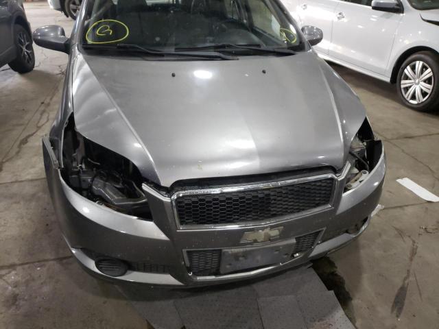 KL1TD66EX9B646226 - 2009 CHEVROLET AVEO LS 灰色 照片 9