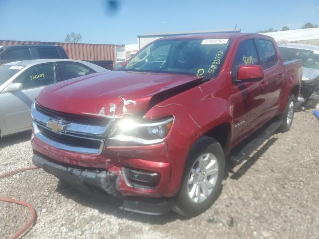 1GCGSCEN8J1149945 - 2018 CHEVROLET COLORADO L RED photo 2
