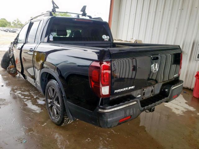 5FPYK3F19KB037509 - 2019 HONDA RIDGELINE BLACK photo 3