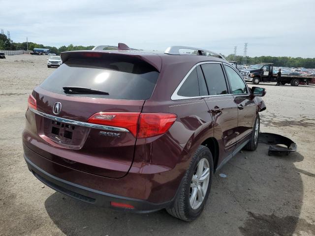 5J8TB3H33EL008317 - 2014 ACURA RDX BURGUNDY photo 4