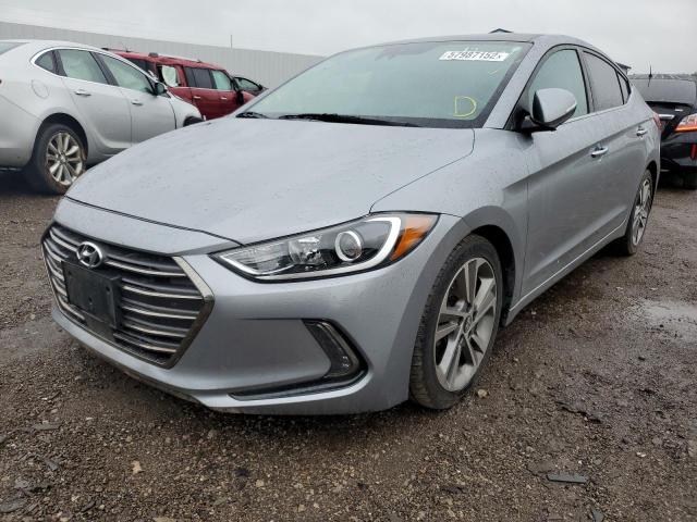 5NPD84LF5HH101504 - 2017 HYUNDAI ELANTRA SE GRAY photo 2