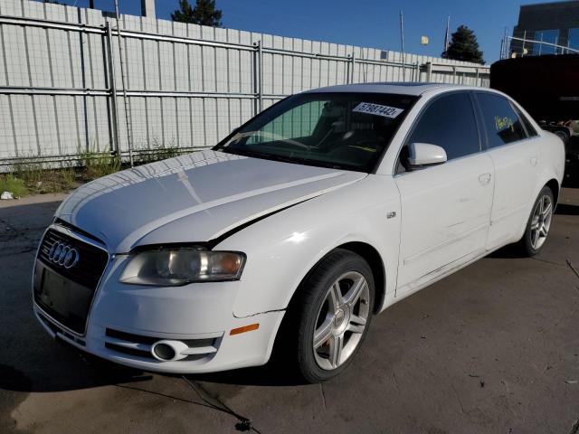 WAUDF78E57A174771 - 2007 AUDI A4 2.0T QU WHITE photo 2