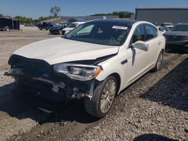 KNALW4D45F6023163 - 2015 KIA K900 WHITE photo 2