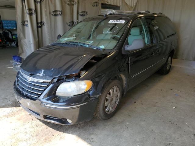 2C4GP64L95R338057 - 2005 CHRYSLER TOWN & COU BLACK photo 2