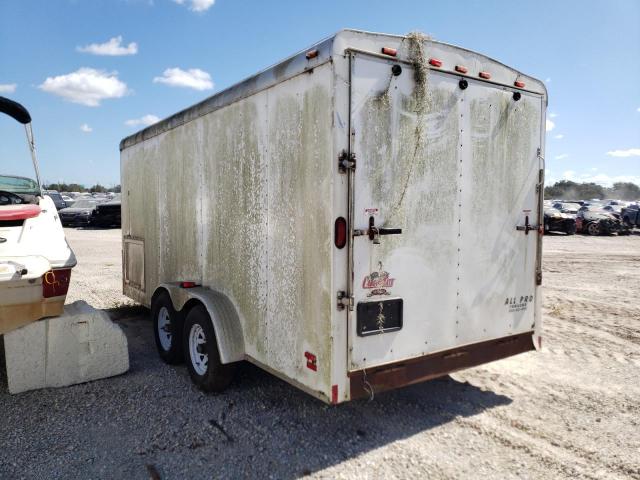 5NHUCM6288U215281 - 2008 16FT TRAILER WHITE photo 3