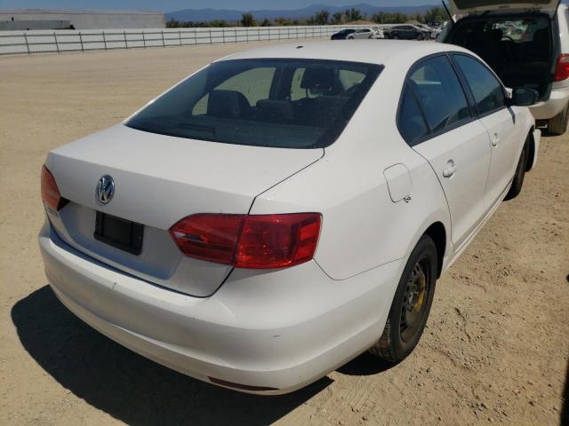 3VW1K7AJ6CM311221 - 2012 VOLKSWAGEN JETTA BASE 白色 照片 4