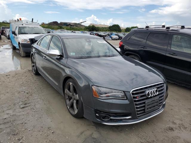 WAUD2AFD5DN031598 - 2013 AUDI S8 QUATTRO GRAY photo 1