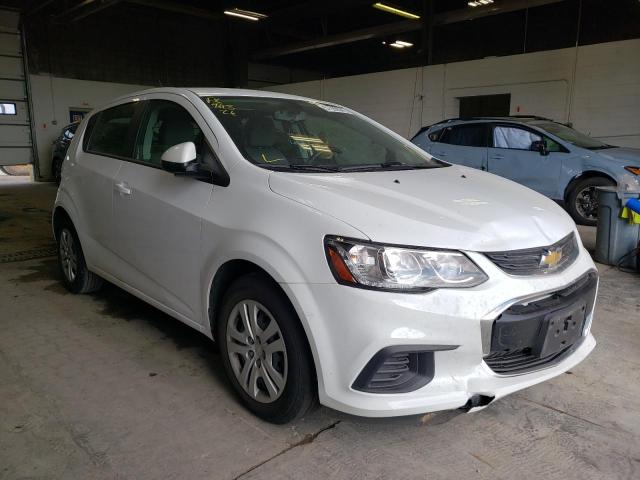 1G1JG6SB1L4138878 - 2020 CHEVROLET SONIC WHITE photo 1