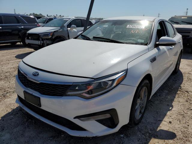 5XXGT4L32KG288219 - 2019 KIA OPTIMA LX WHITE photo 2