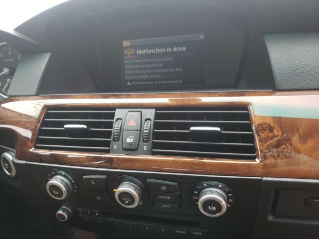 WBANV13518CZ53313 - 2008 BMW 5 SERIES BLUE photo 9