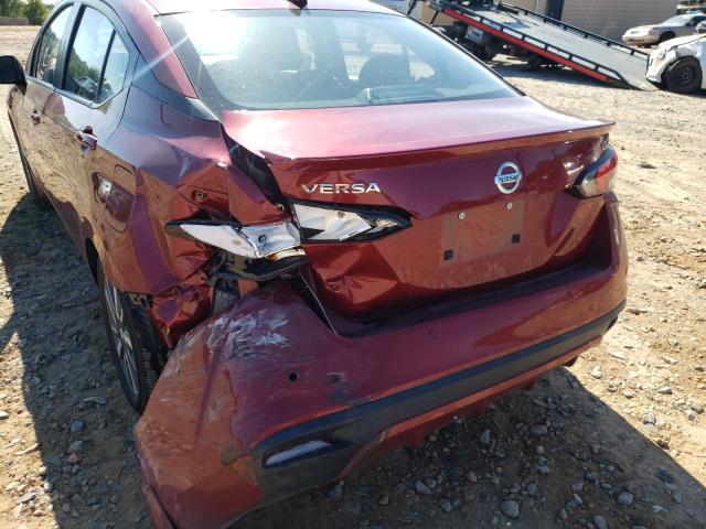 3N1CN8EV7ML916400 - 2021 NISSAN VERSA SV RED photo 9