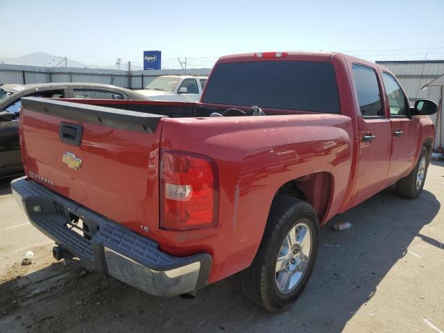 2GCEC13C281186102 - 2008 CHEVROLET SILVERADO RED photo 4