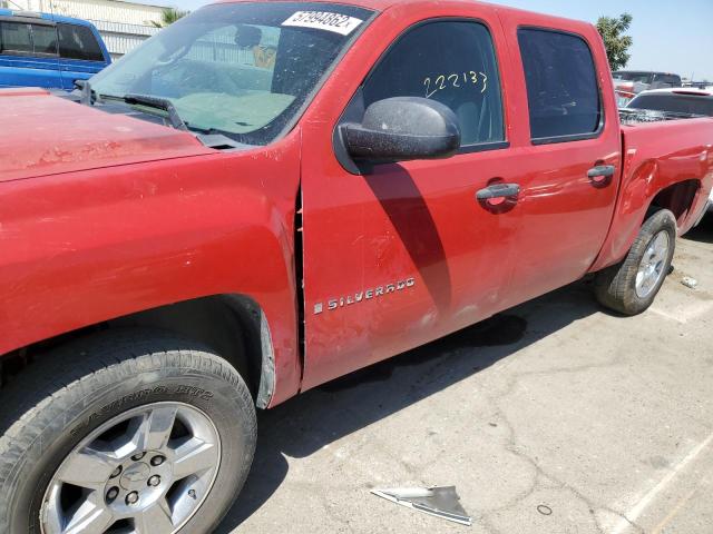 2GCEC13C281186102 - 2008 CHEVROLET SILVERADO RED photo 9