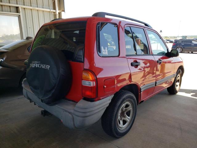 2CNBJ13C636907098 - 2003 CHEVROLET TRACKER RED photo 4