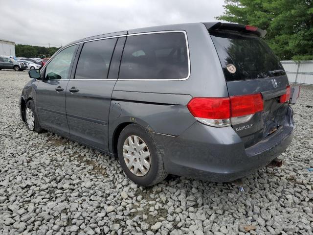 5FNRL3H20AB009483 - 2010 HONDA ODYSSEY LX GRAY photo 3