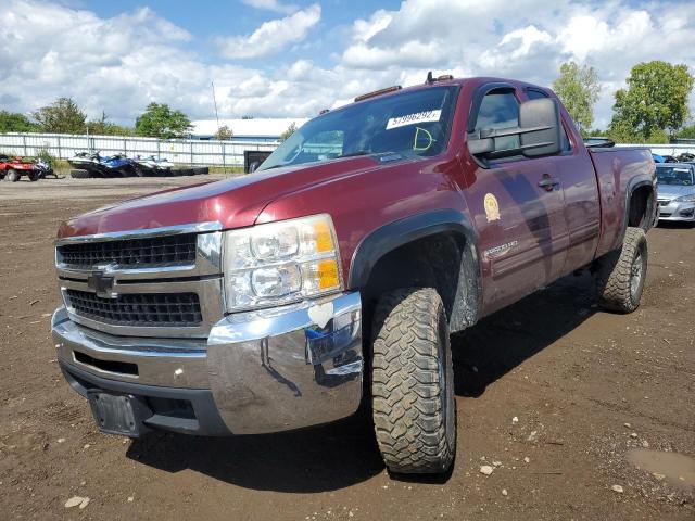 1GCHK59K69E159264 - 2009 CHEVROLET SILVERADO MAROON photo 2