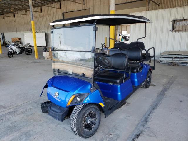 J0D407614 - 2021 YAMAHA GOLF CART BLUE photo 2