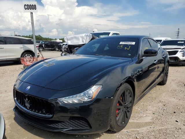 ZAM57XSA6H1256774 - 2017 MASERATI GHIBLI BLACK photo 2