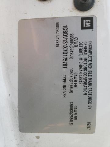 1GBDV131X7D175781 - 2007 CHEVROLET UPLANDER INCOMPLETE  照片 10