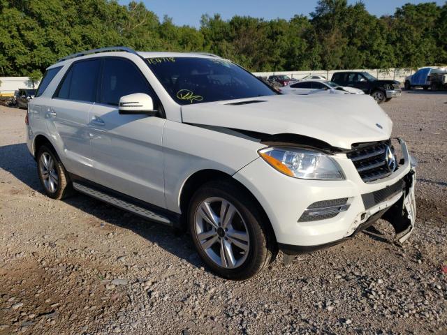 4JGDA5HB3DA184718 - 2013 MERCEDES-BENZ ML 350 4MA WHITE photo 1