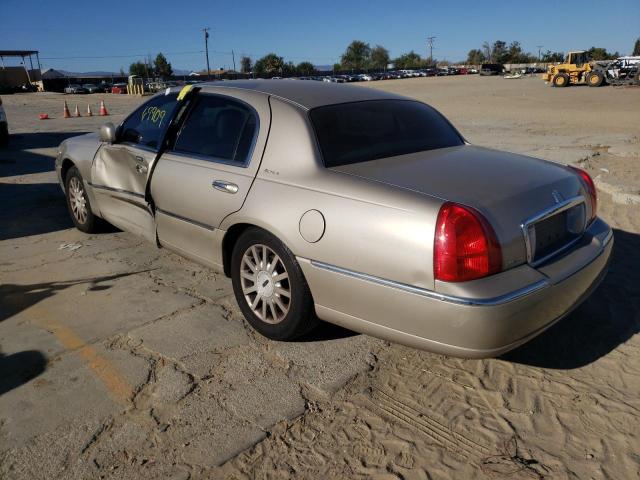 1LNHM81W27Y624785 - 2007 LINCOLN TOWN CAR S TAN photo 3