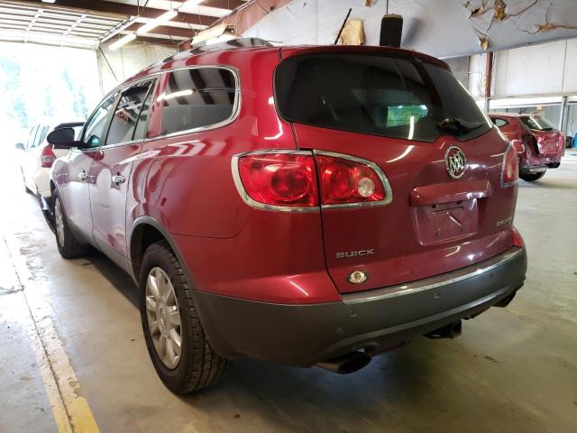 5GAKVDED3CJ363597 - 2012 BUICK ENCLAVE RED photo 3