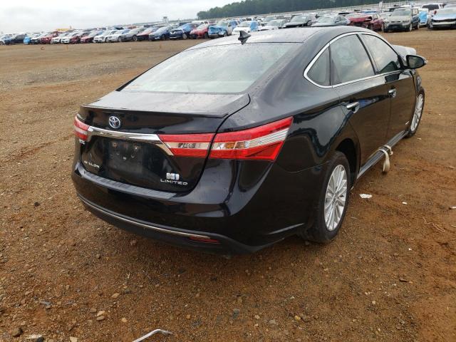 4T1BD1EB7FU039565 - 2015 TOYOTA AVALON HYB BLACK photo 4