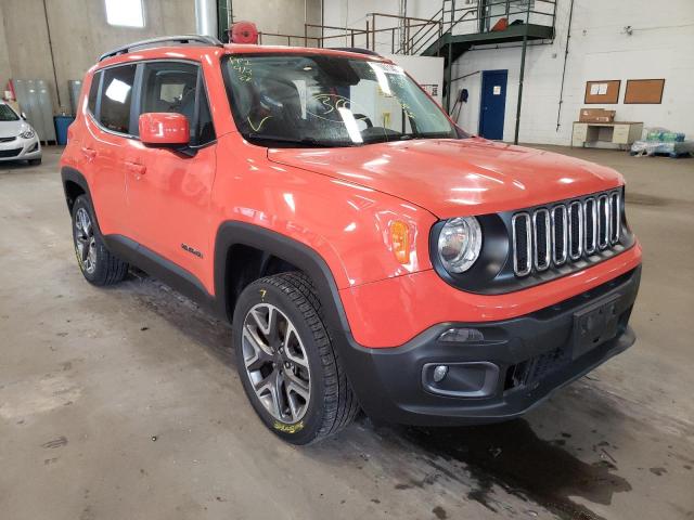 ZACCJBBB7HPE64977 - 2017 JEEP RENEGADE L ORANGE photo 1