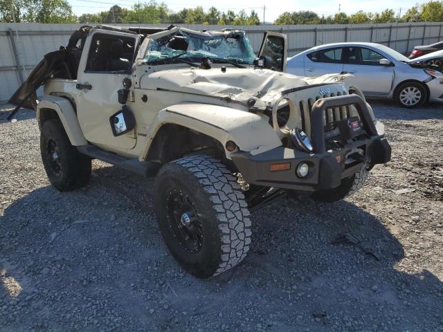 1C4AJWBG2CL105138 - 2012 JEEP WRANGLER S TAN photo 1