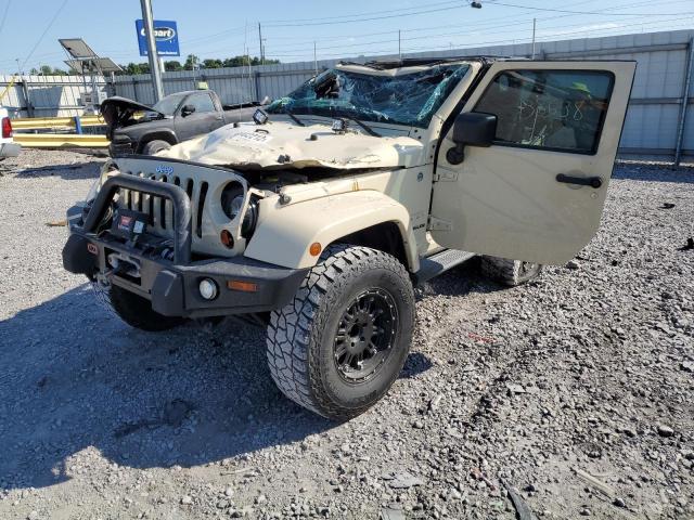 1C4AJWBG2CL105138 - 2012 JEEP WRANGLER S TAN photo 2