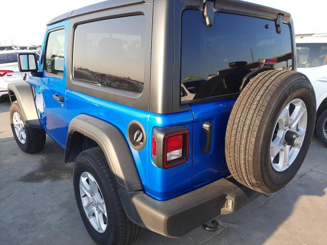 1C4GJXAN0MW790739 - 2021 JEEP WRANGLER S BLUE photo 3
