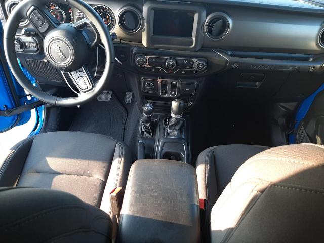 1C4GJXAN0MW790739 - 2021 JEEP WRANGLER S BLUE photo 9