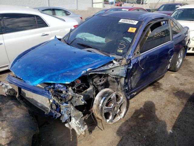 1HGEM21125L040990 - 2005 HONDA CIVIC DX V BLUE photo 2