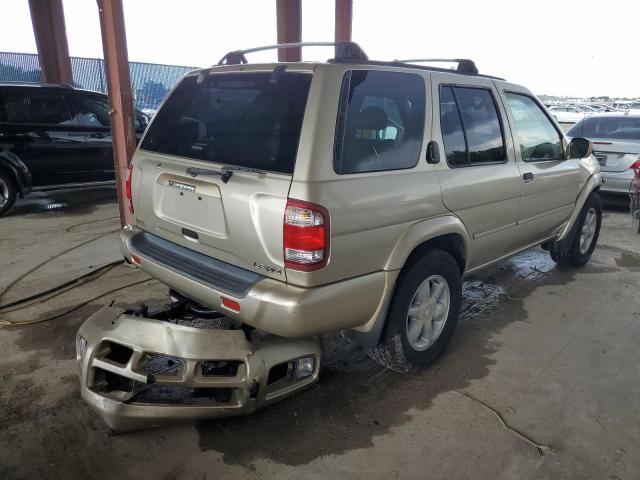 JN8DR09X21W572357 - 2001 NISSAN PATHFINDER BEIGE photo 4