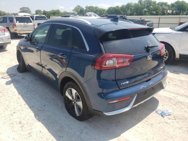 KNDCB3LC9K5230866 - 2019 KIA NIRO FE BLUE photo 3