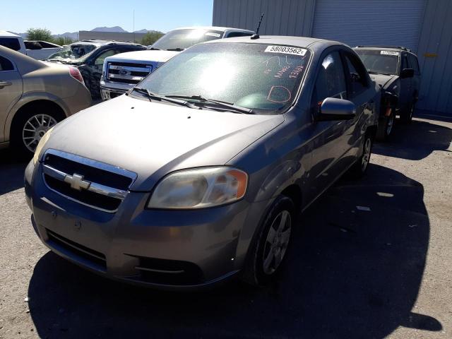 KL1TD56E69B632351 - 2009 CHEVROLET AVEO LS 灰色 照片 2