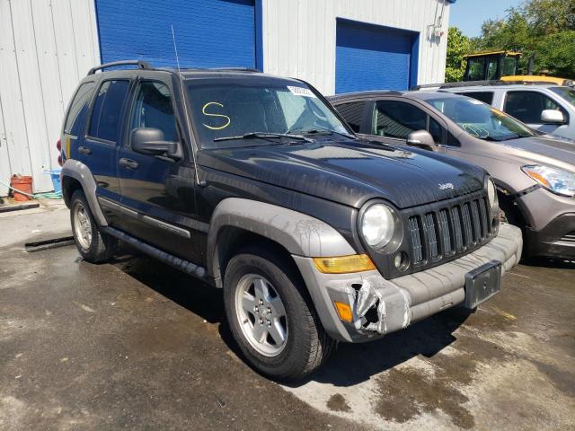 1J4GL48K86W247334 - 2006 JEEP LIBERTY SP GRAY photo 1