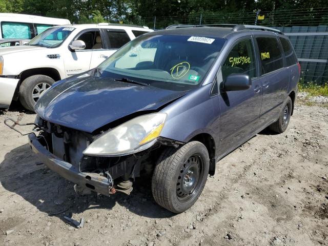 5TDBA23C56S073989 - 2006 TOYOTA SIENNA LE BLUE photo 2