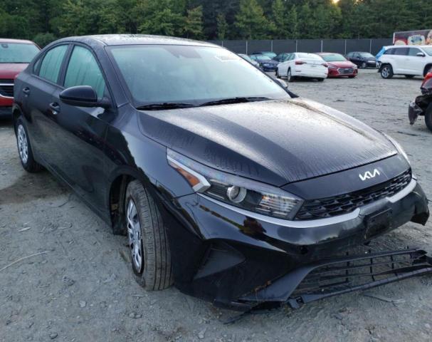 3KPF24AD6NE446391 - 2022 KIA FORTE FE BLACK photo 1