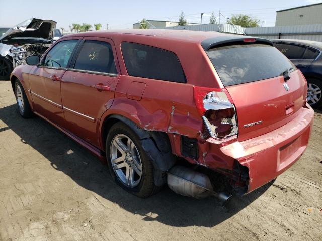 2D8GC58265H670529 - 2005 DODGE MAGNUM BURGUNDY photo 3