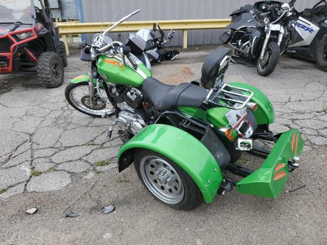 1HD1CT3149K457654 - 2009 HARLEY-DAVIDSON XL1200 C GREEN photo 3