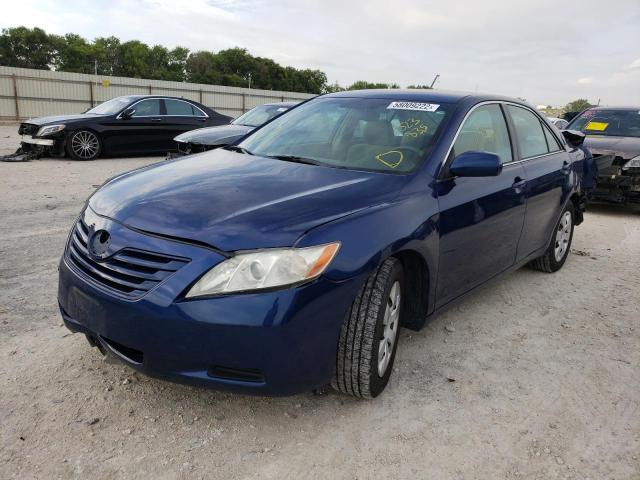4T4BE46KX8R023835 - 2008 TOYOTA CAMRY CE BLUE photo 2